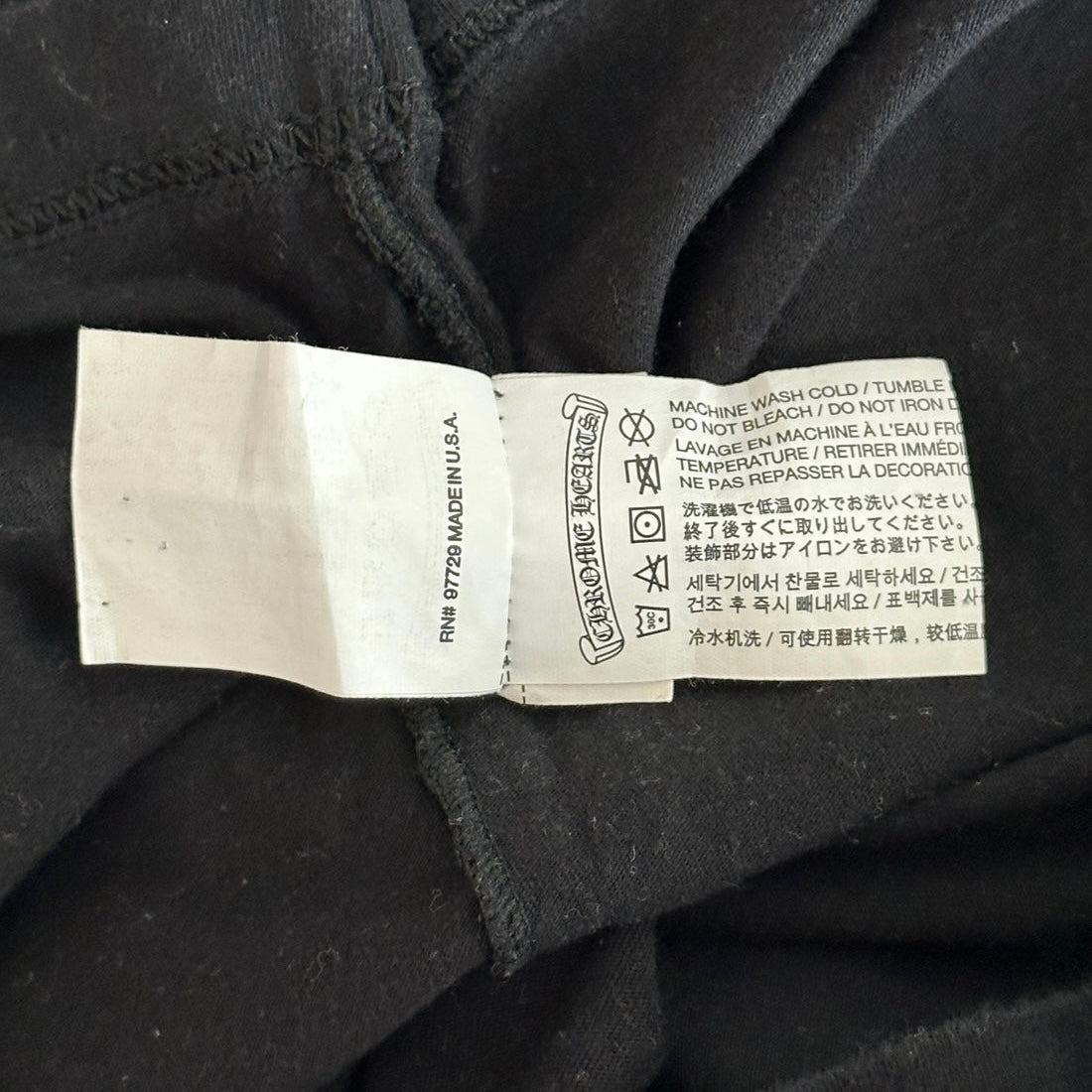 Chrome Hearts Malibu Black Logo T Shirt