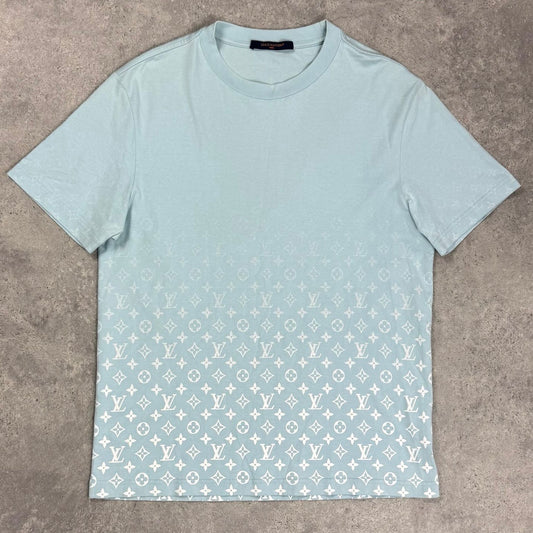 Louis Vuitton Baby Blue Monogram Gradient T Shirt