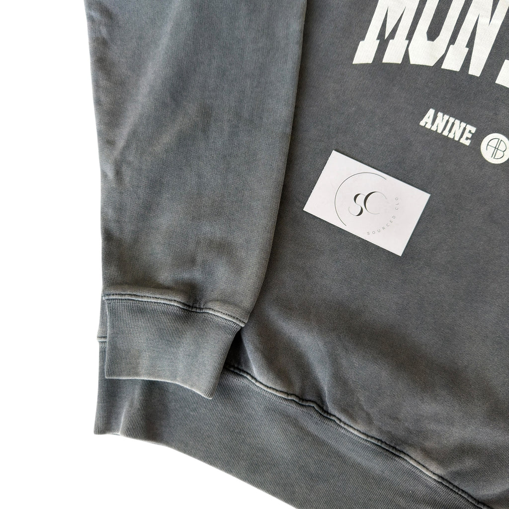 Annie Bing Montreal Grey Dye Sweatshirt