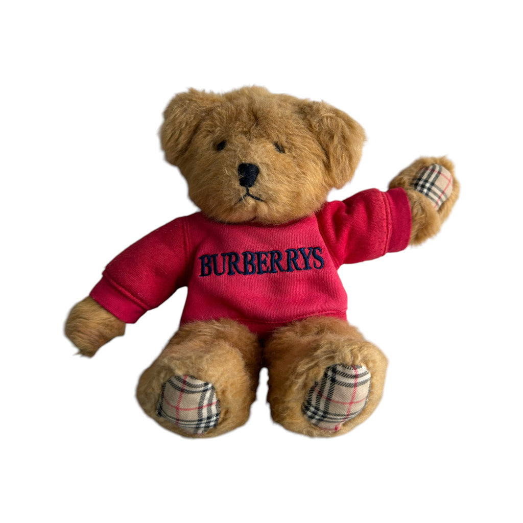 Vintage 90s Burberrys Plush Teddy Bear
