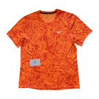 Nike Orange Digital Miler T Shirt