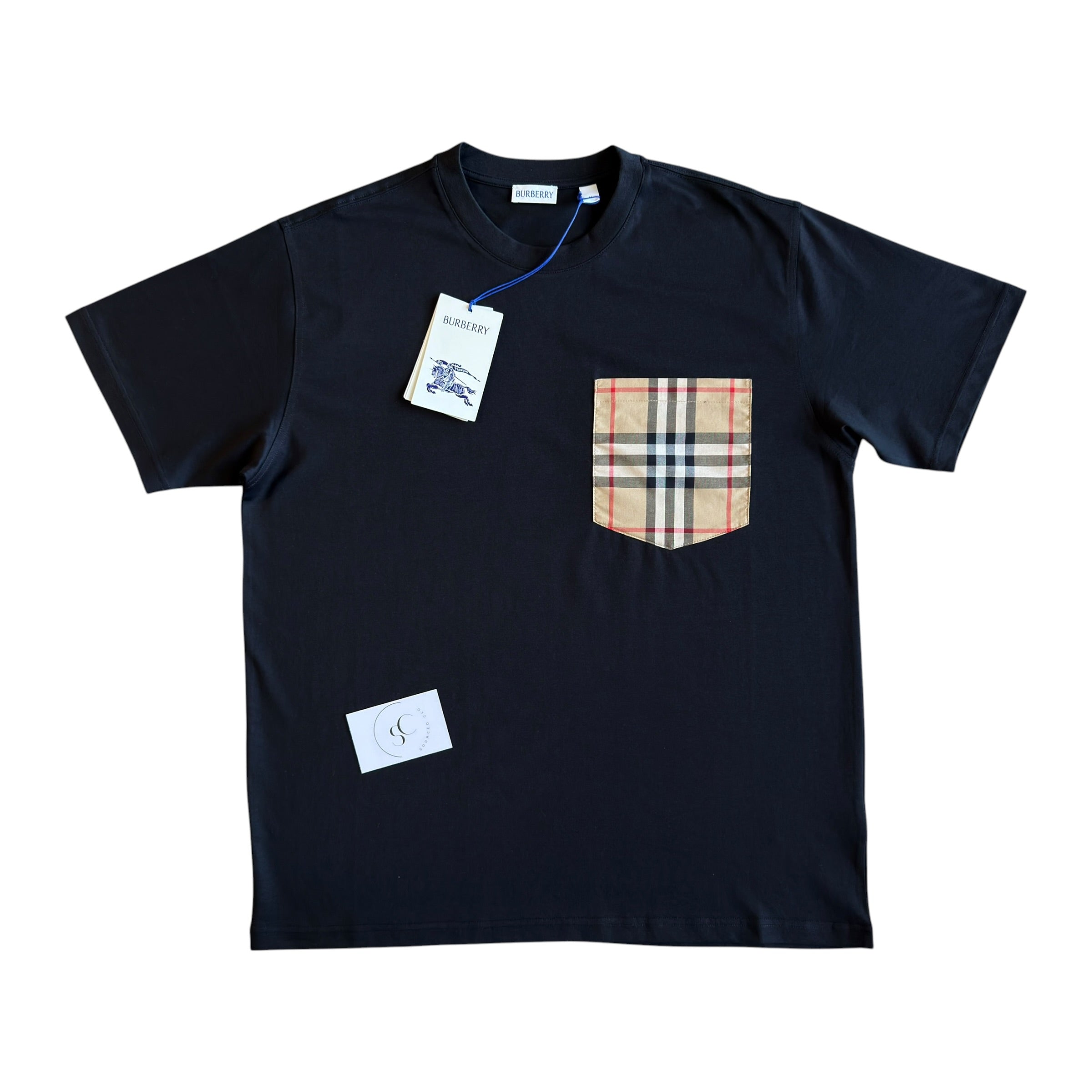 Burberry Black Pocket T Shirt