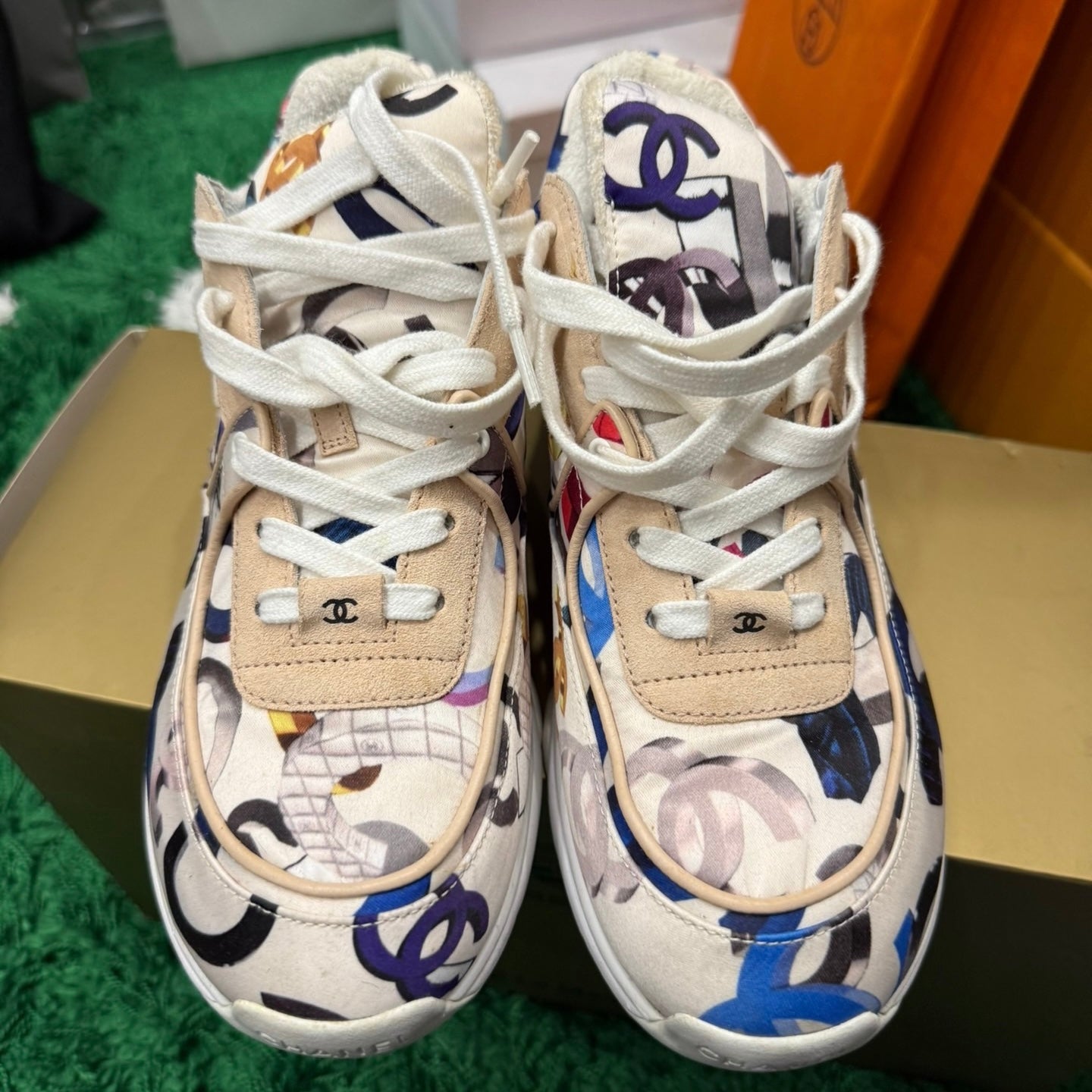 Chanel Graffiti Runners