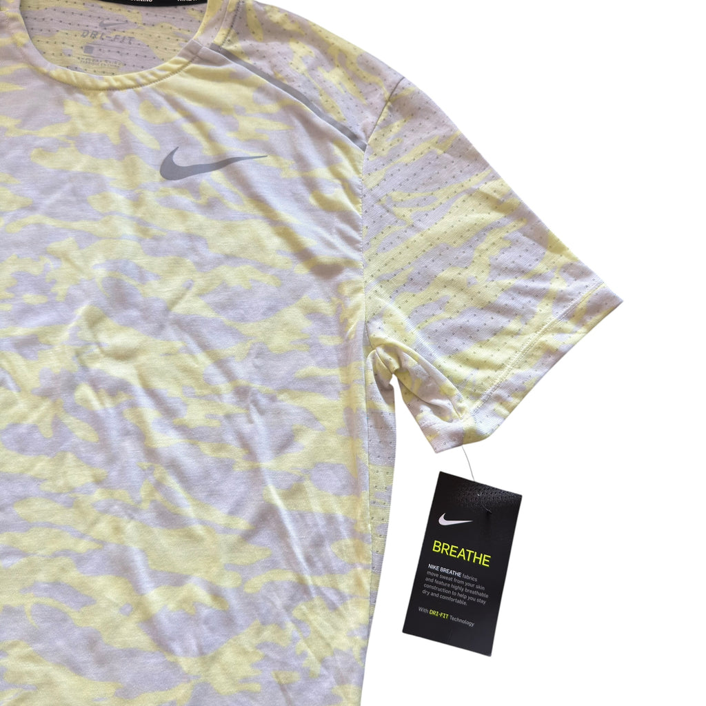 Nike Camoflague Neon Miler T Shirt