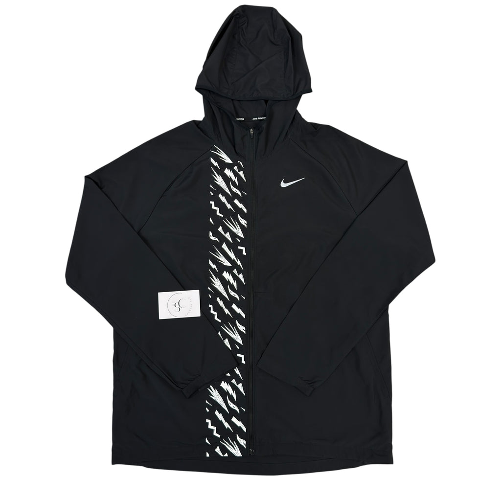 Nike Black Bolt Repel Running Windbreaker