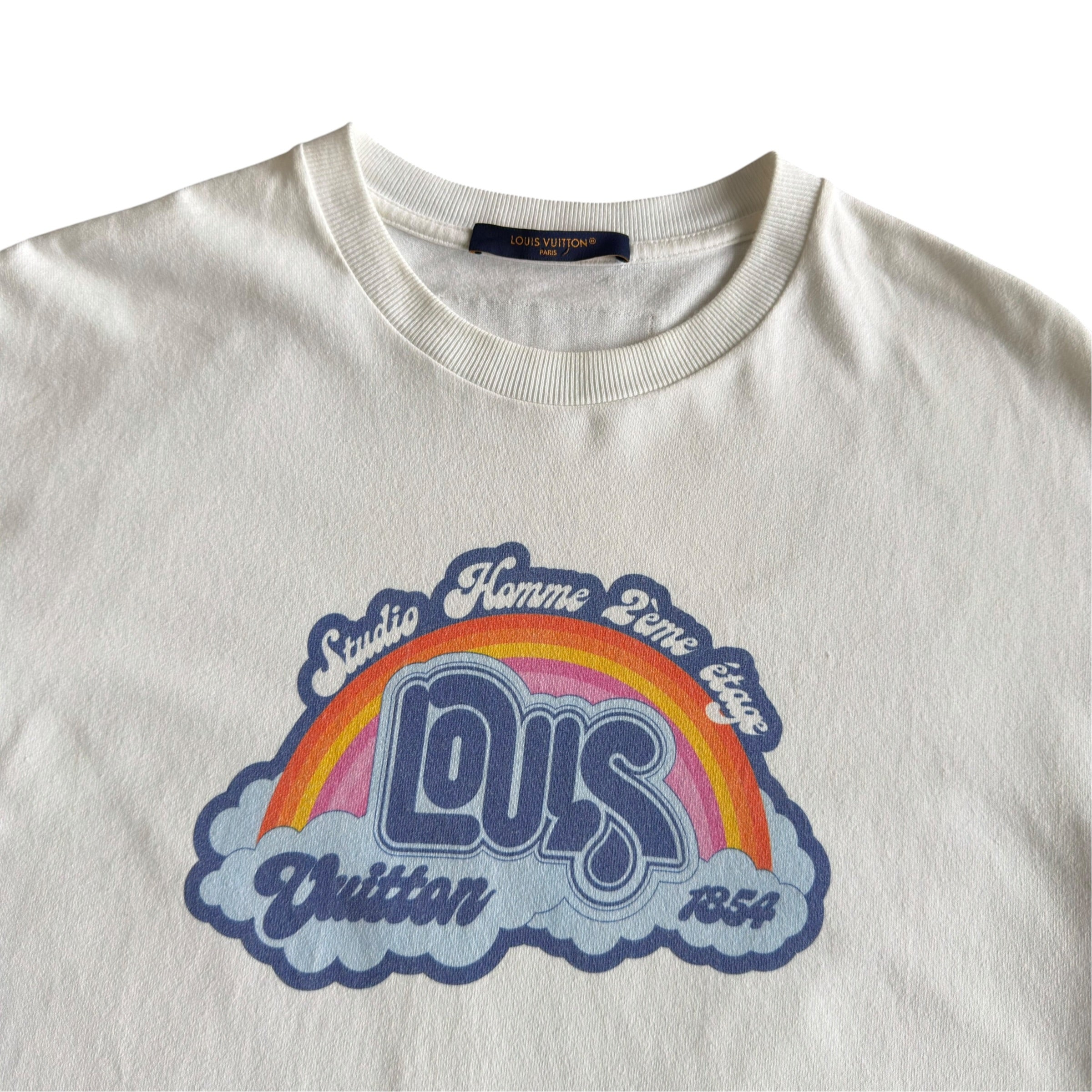 Louis Vuitton Rainbow Logo T Shirt