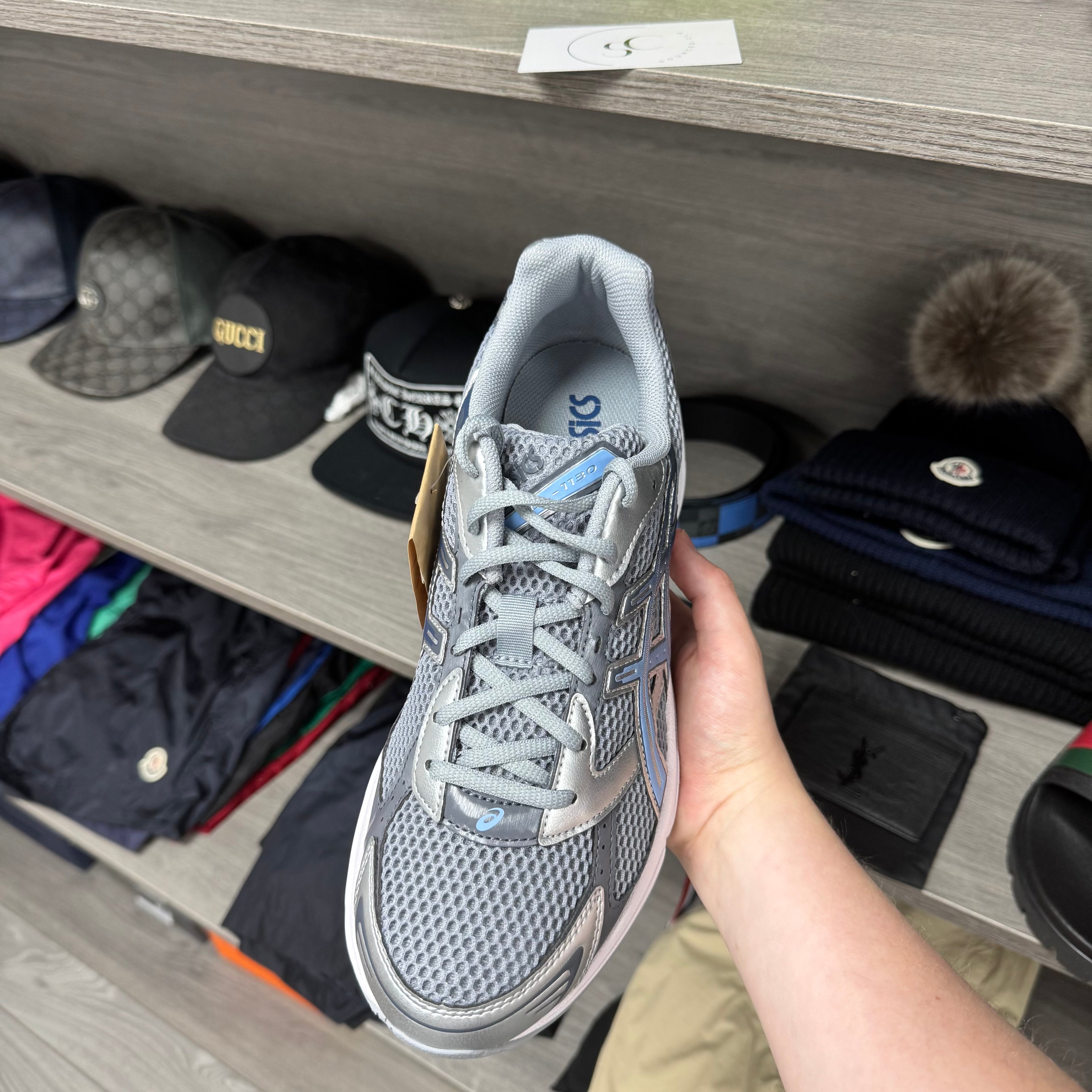 Asics Gel 1130 Gravel Pure Silver Trainers