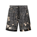 Amiri Bleach Bandana Bowling Shorts