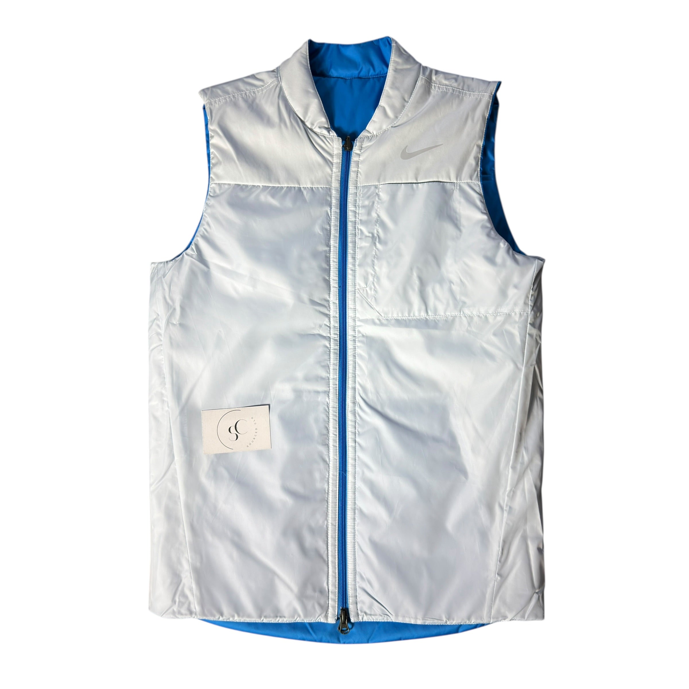 Nike Blue Golf Reversible Aeroloft Gilet