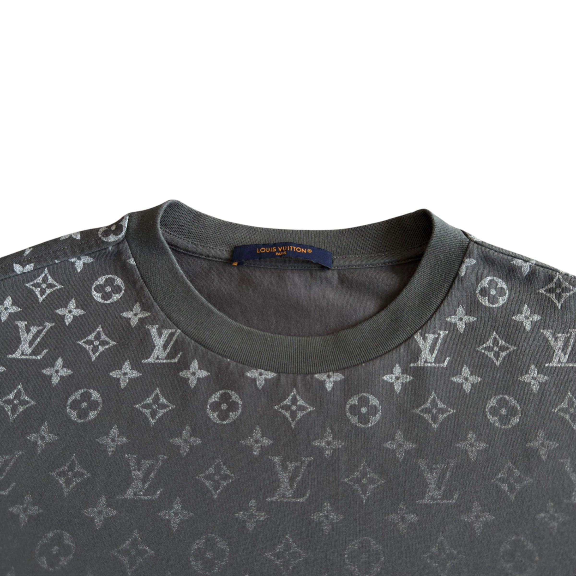 Louis Vuitton Grey Monogram Gradient T Shirt