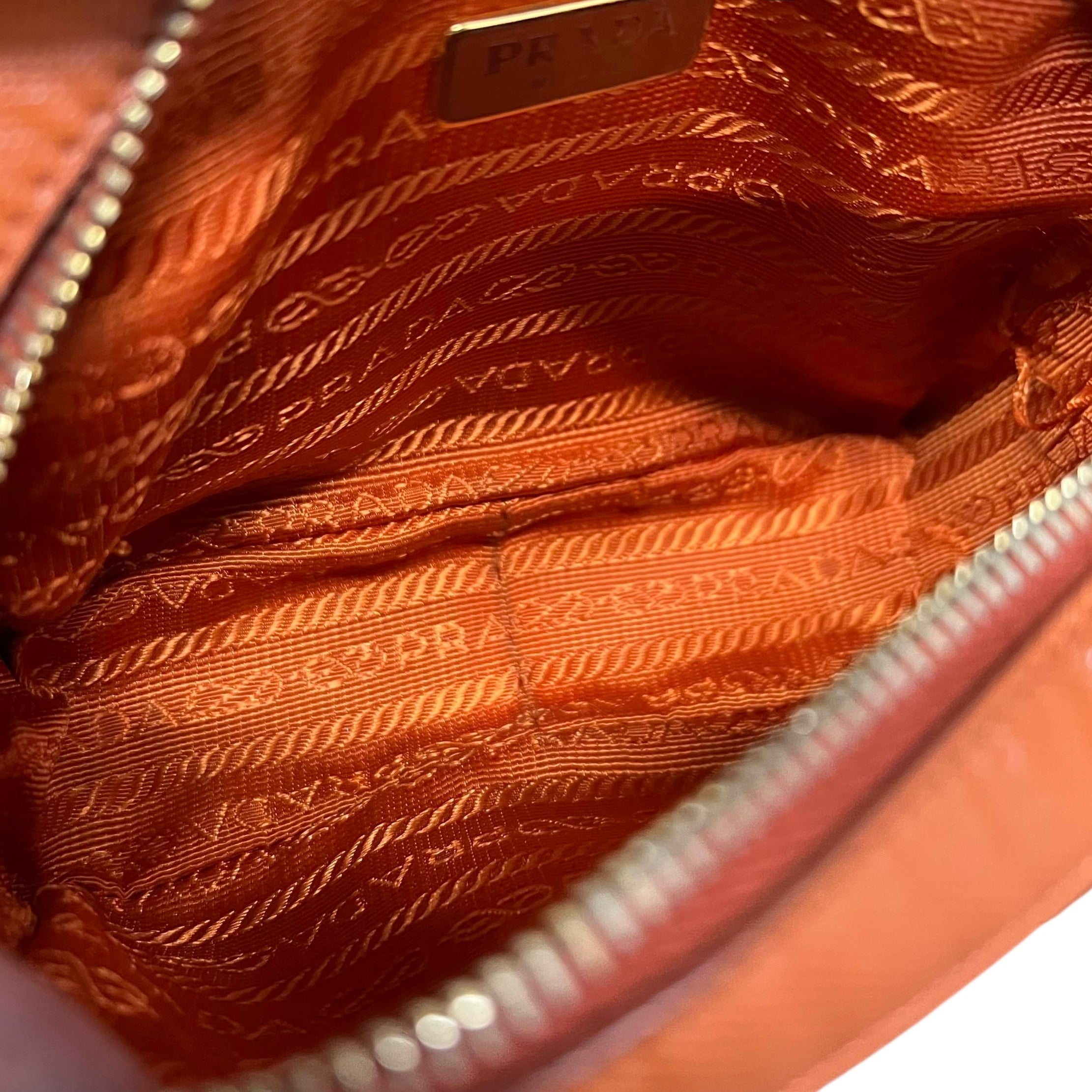 Prada Saffiano Mini Crossbody Orange Bag (PRE ORDER)