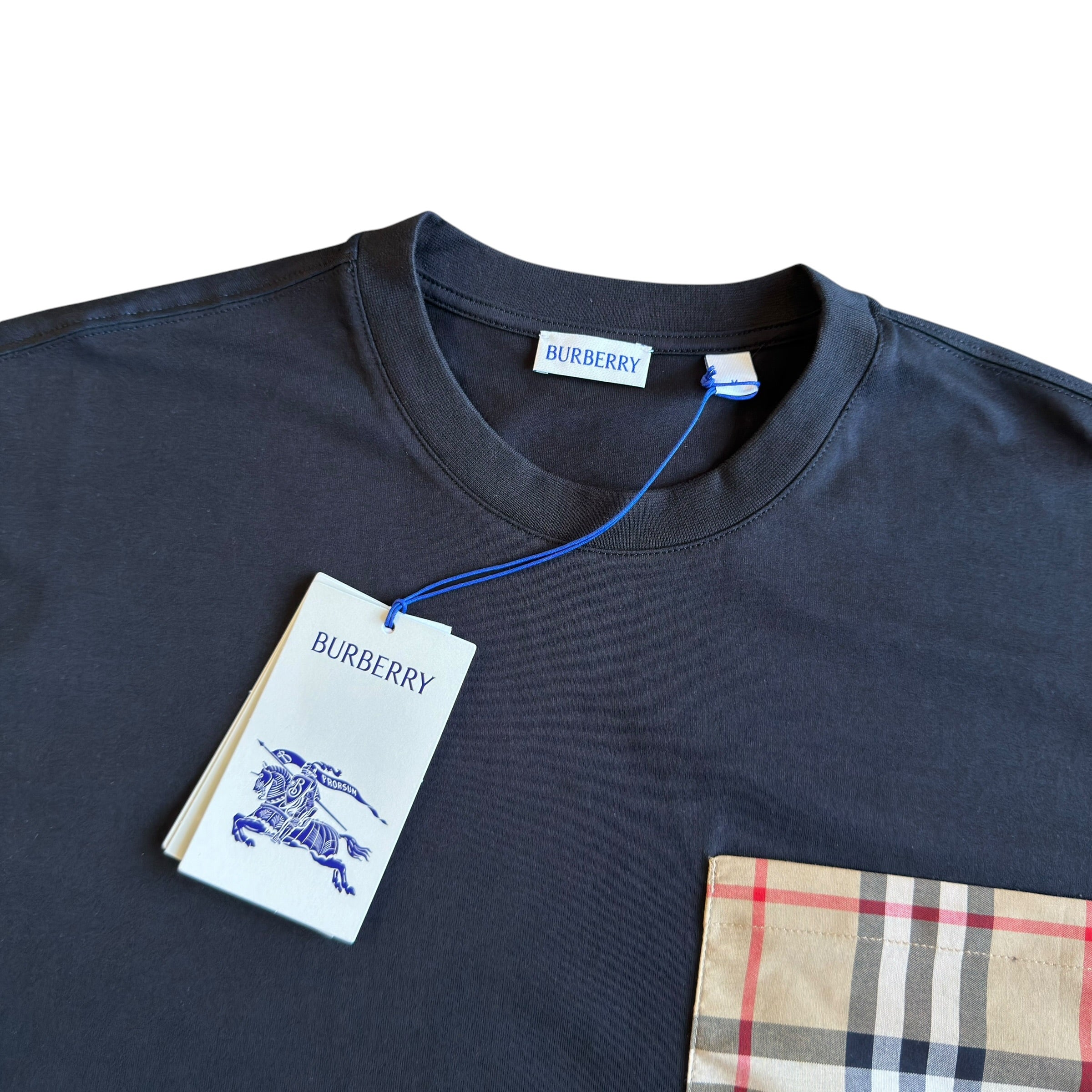 Burberry Black Pocket T Shirt