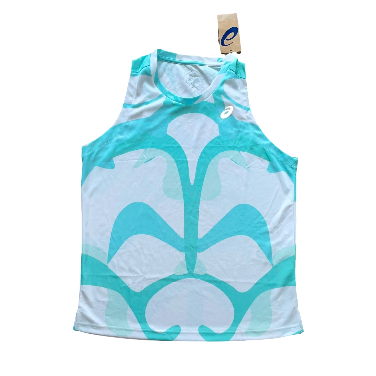 Asics White Motion Vest