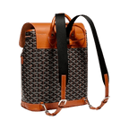 Goyard Alpin MM Backpack Black Tan