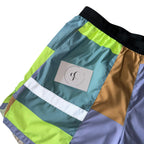 Nike Wild Run Green Panel Shorts