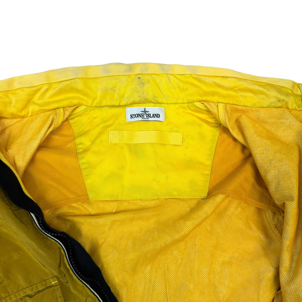 Stone Island Nylon Metal Yellow Bomber Jacket