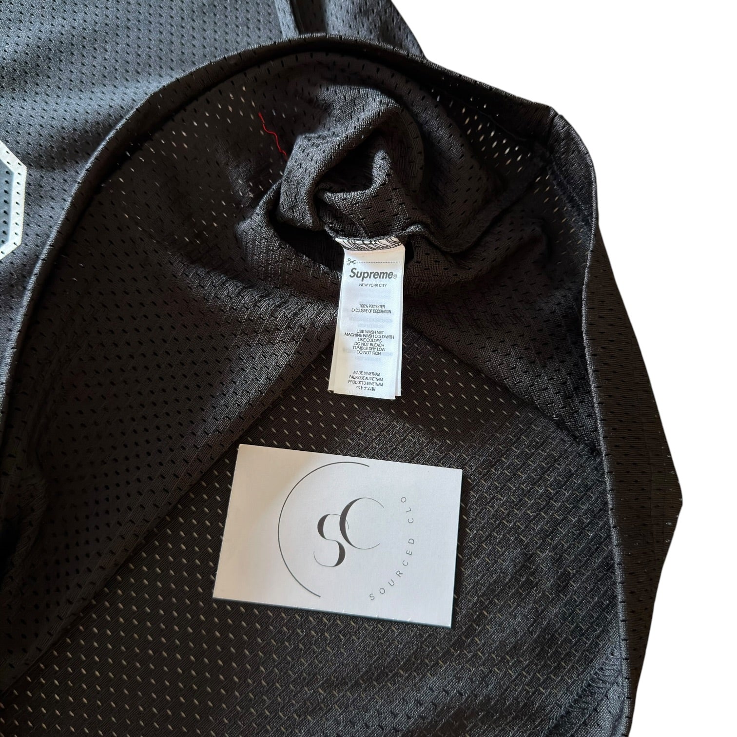 Supreme Black Bones Football Jersey