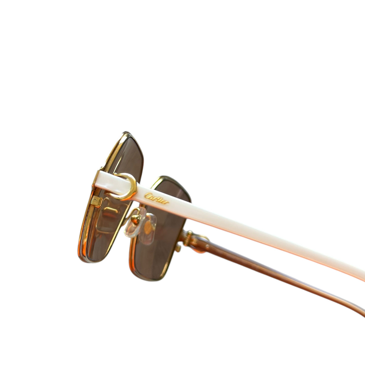 Cartier Women’s Gold Ivory Sunglasses