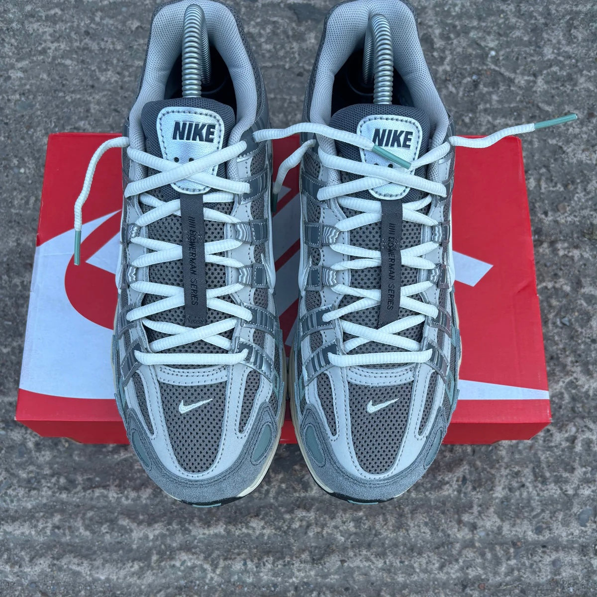 Nike P6000 Flat Pewter Trainers