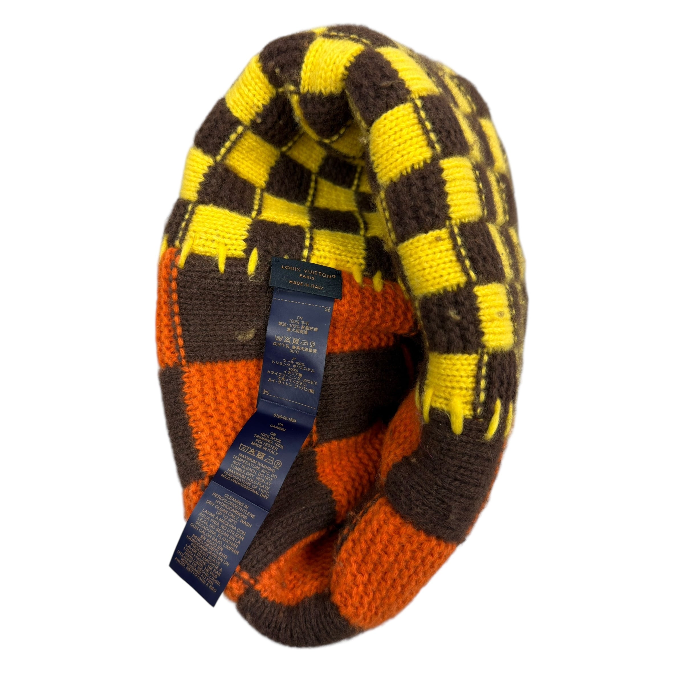 Louis Vuitton Pop Damier Knit Beanie (PRE ORDER)