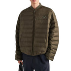 Prada Triangle Logo Shell Down Jacket