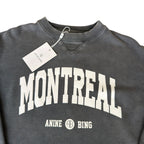 Annie Bing Montreal Grey Dye Sweatshirt