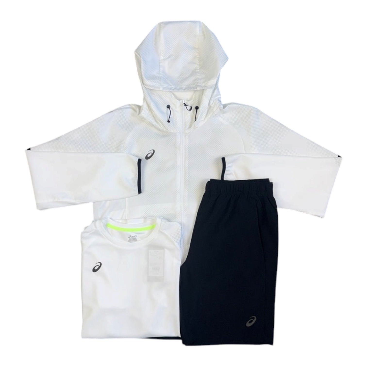 Asics White Waterproof 3 Piece Set