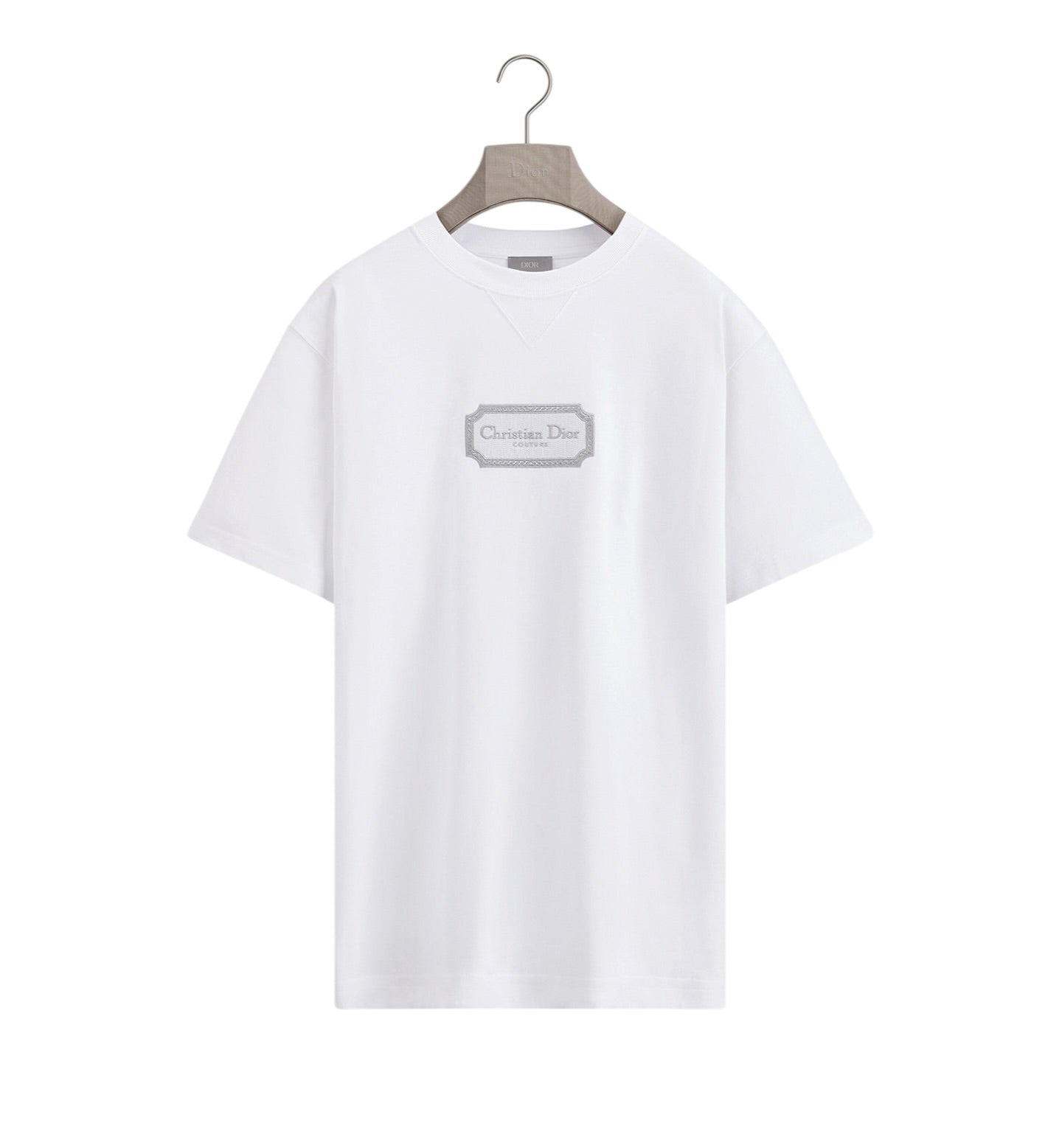 Dior Couture White Logo T Shirt