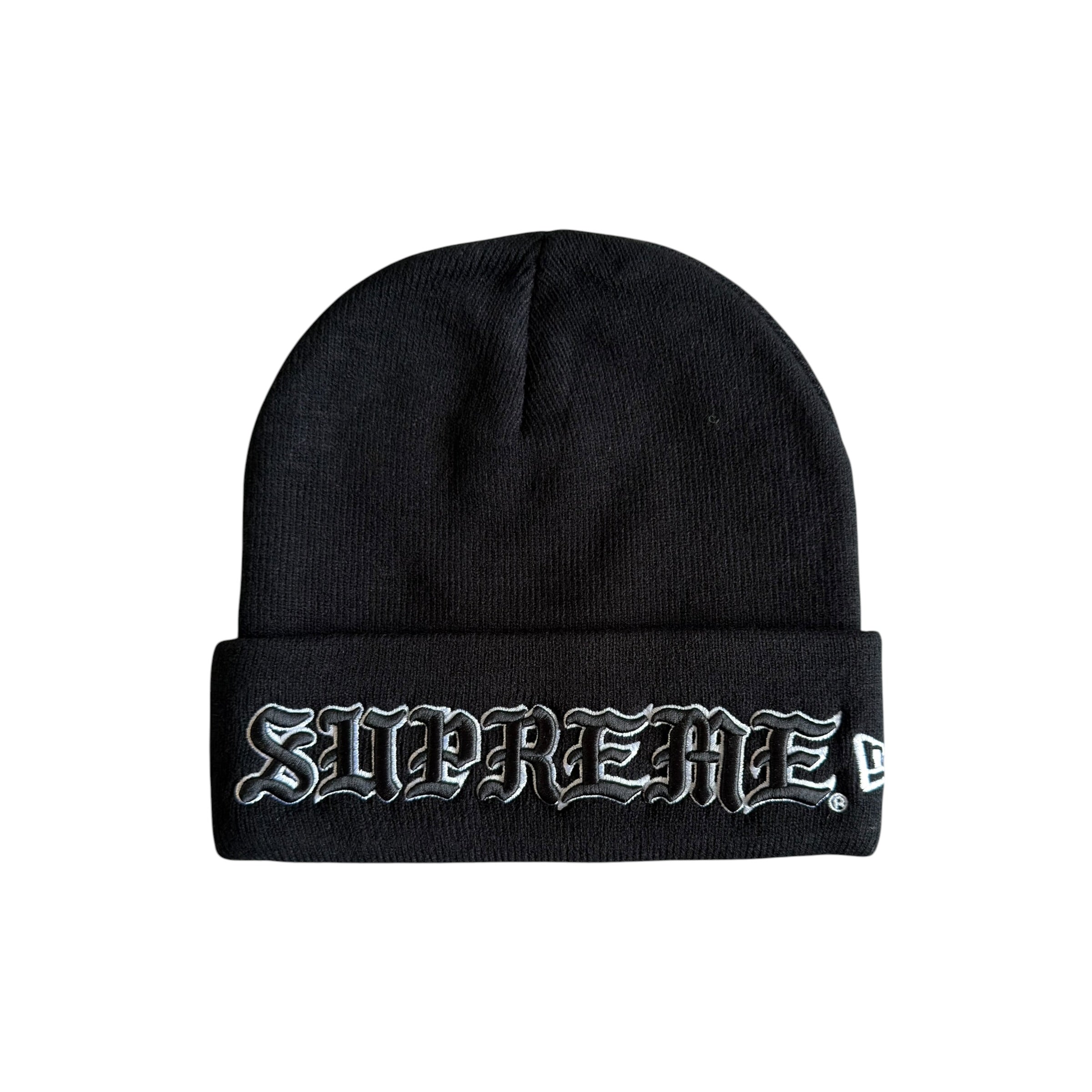 Supreme x New Era FW25 Old English Beanie