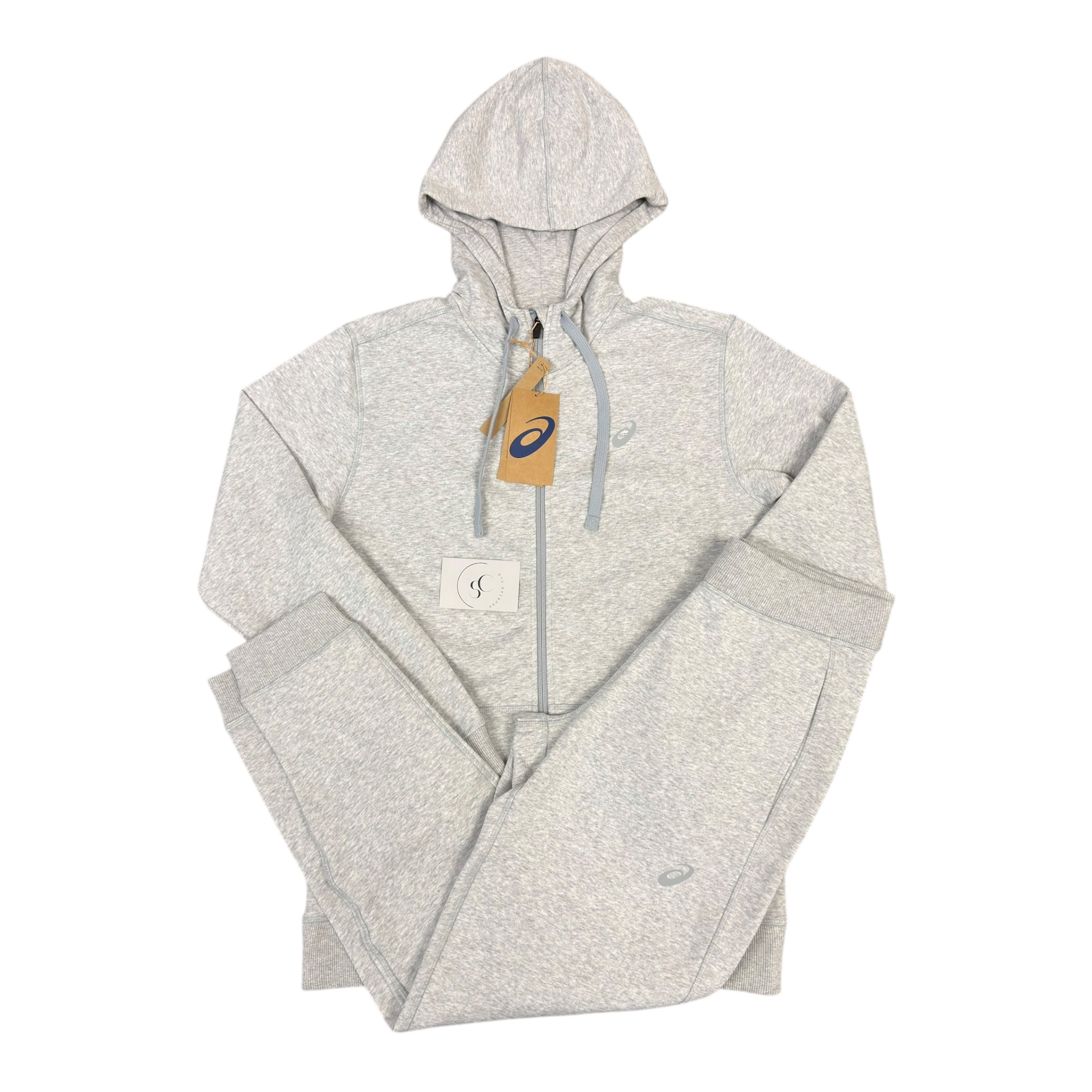 Asics Grey Club Fleece Tracksuit