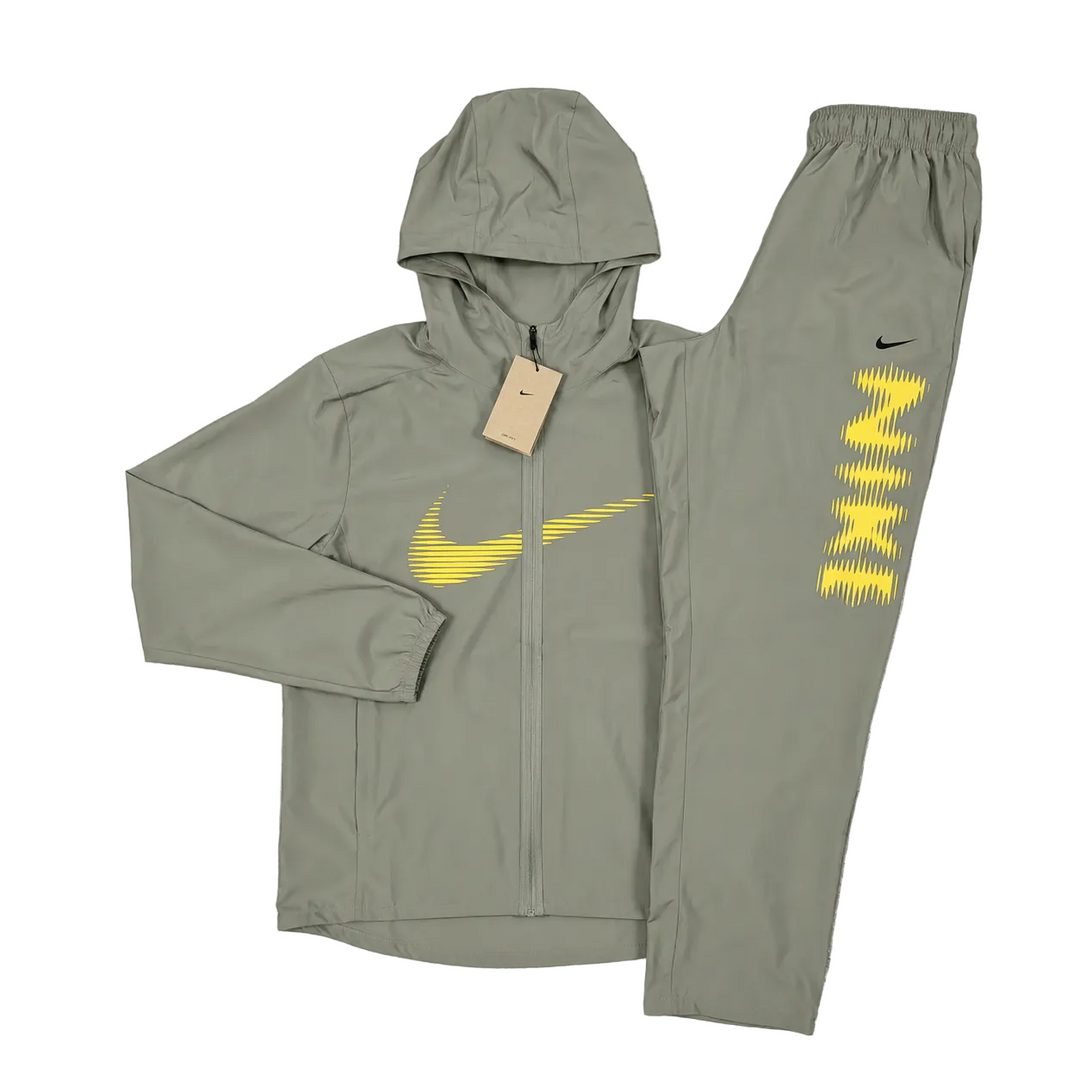 Nike HD Swoosh Khaki Windbreaker Set