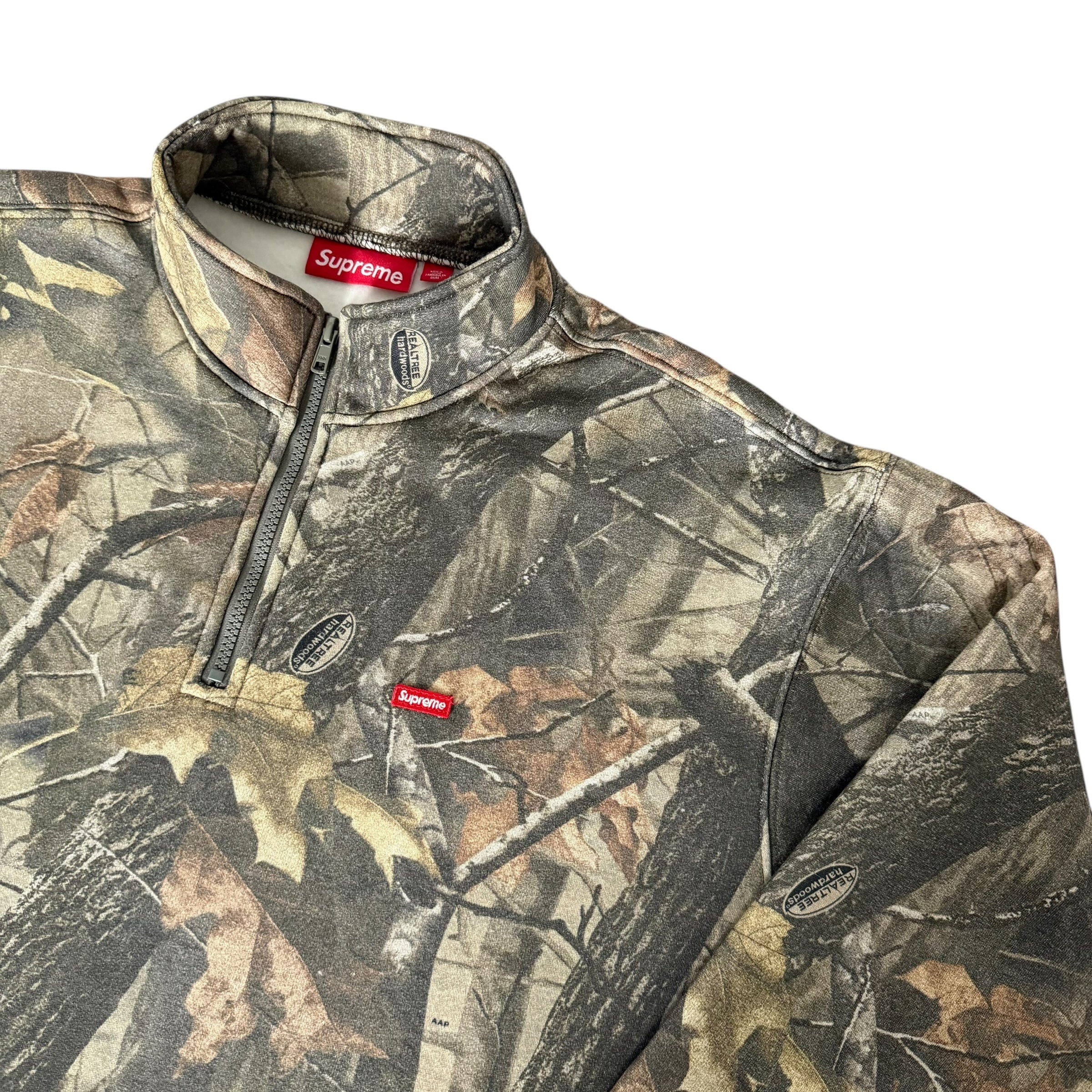 Supreme Camo Small Box Half Zip