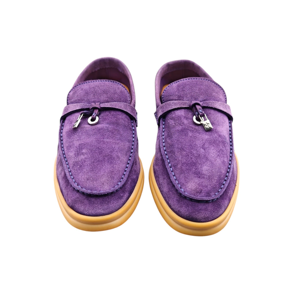 Loro Piana Purple Suede Summer Walk Loafers (PRE ORDER)
