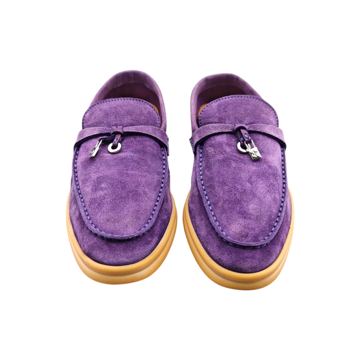 Loro Piana Purple Suede Summer Walk Loafers (PRE ORDER)