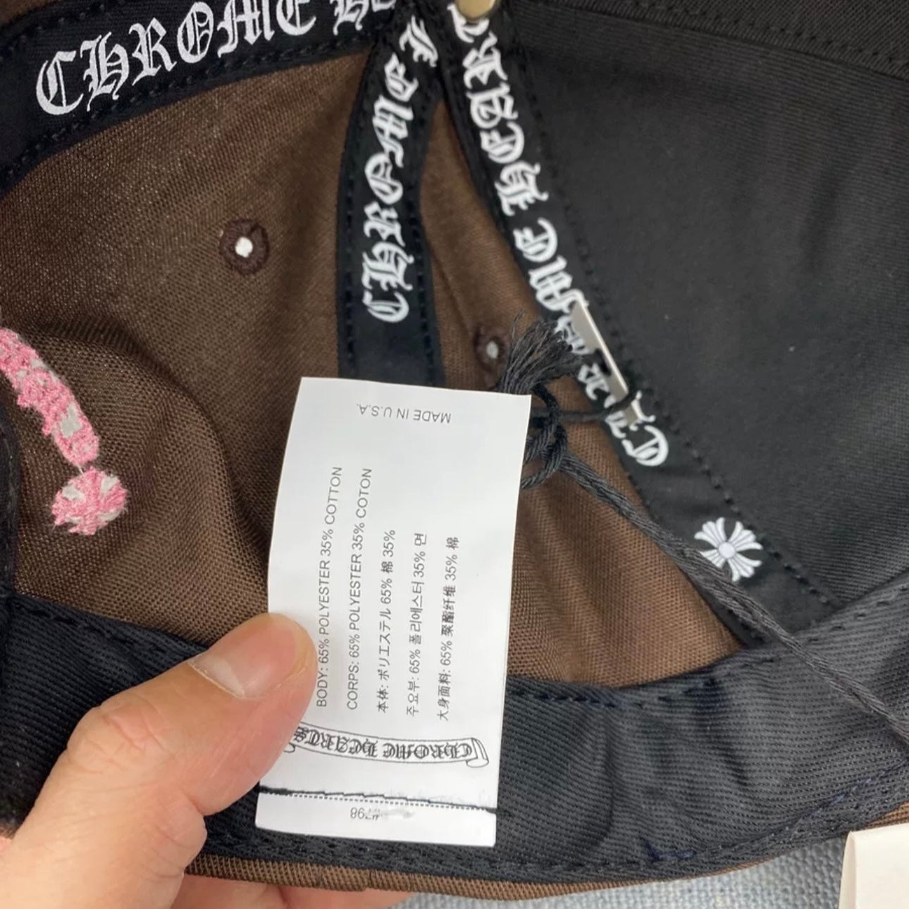 Chrome Hearts Brown Cap