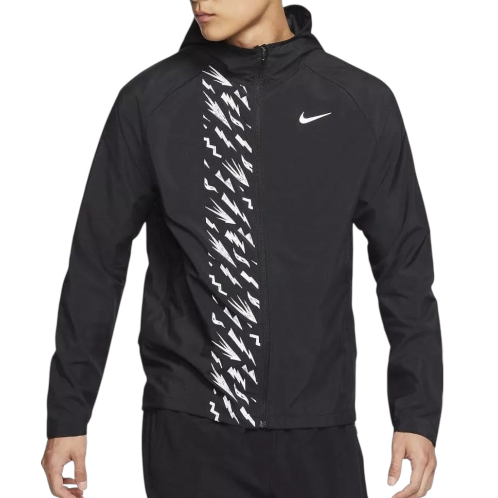 Nike Black Bolt Running Windbreaker
