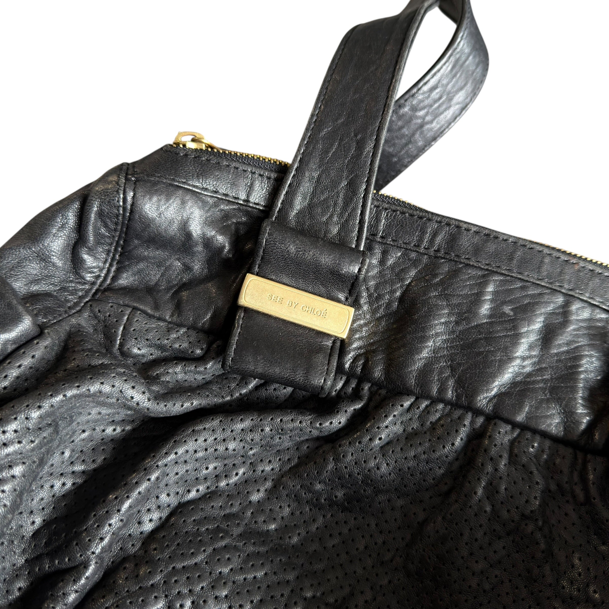 See By Chloé Black Leather Handbag