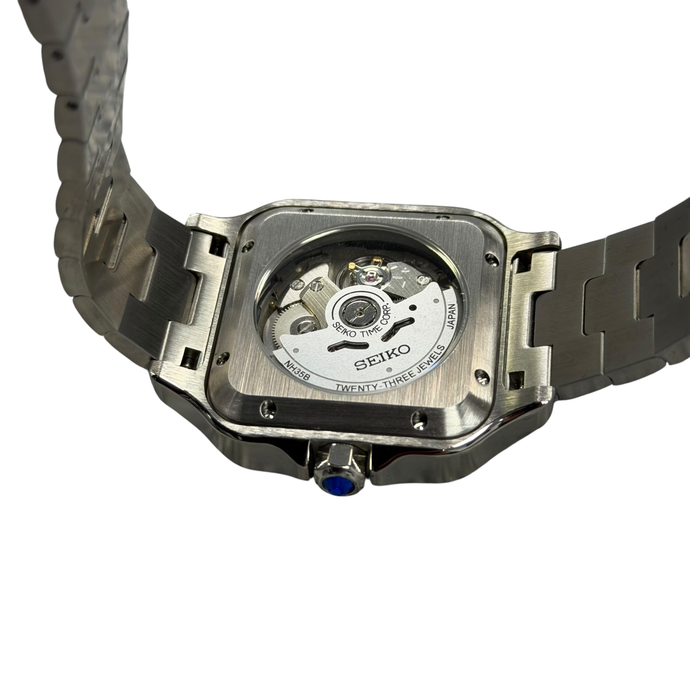 Seiko Santos 9-5 Silver Watch