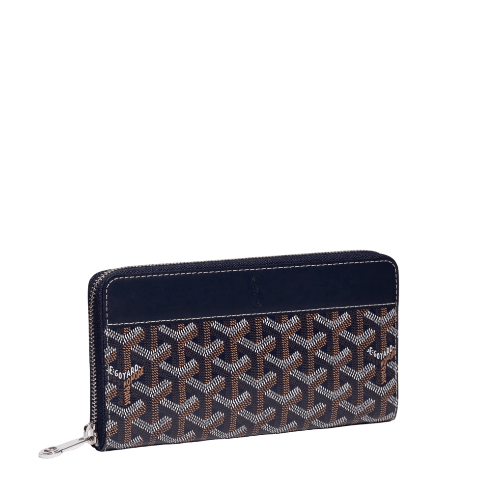 Goyard Matignon GM Wallet Navy