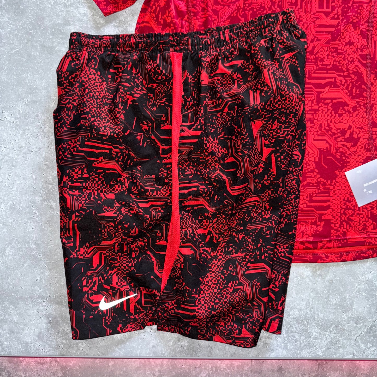 Nike Red Digital Miler Set