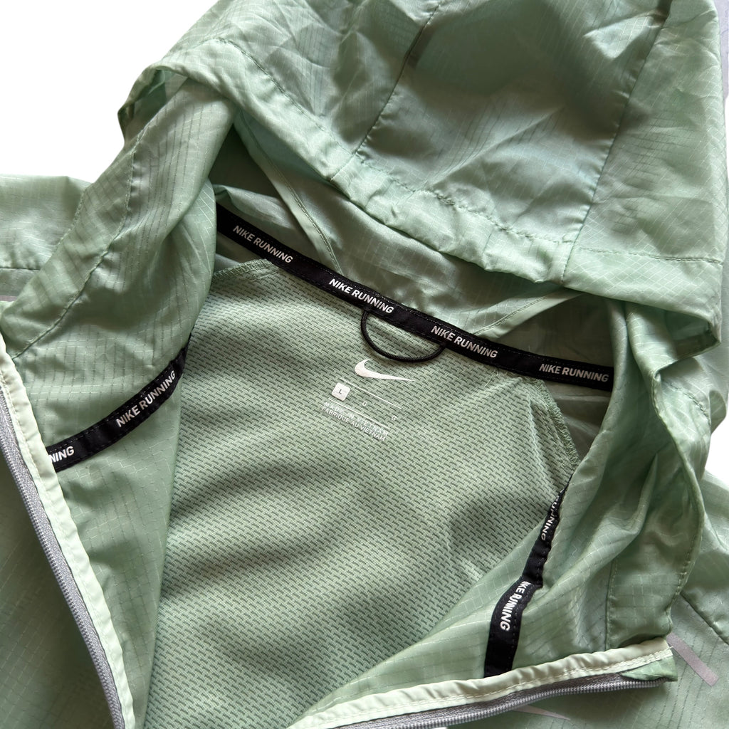Nike Mint Green Repel Running Windbreaker