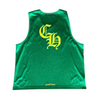 Chrome Hearts Green & White Logo Reversible Mesh Jersey