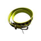 Stussy Argyle Green Stitch Leather Belt