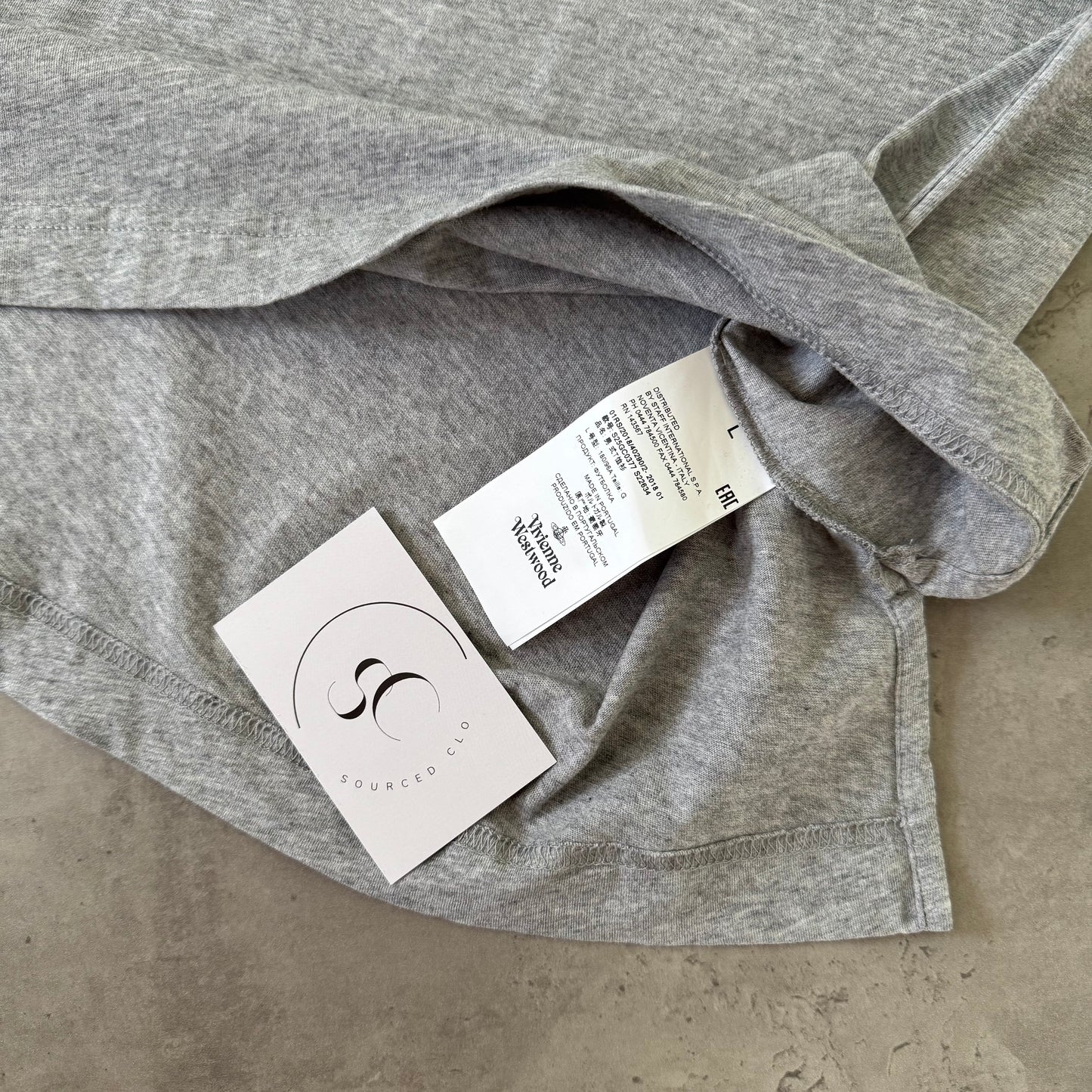 Vivienne Westwood Grey Logo T Shirt
