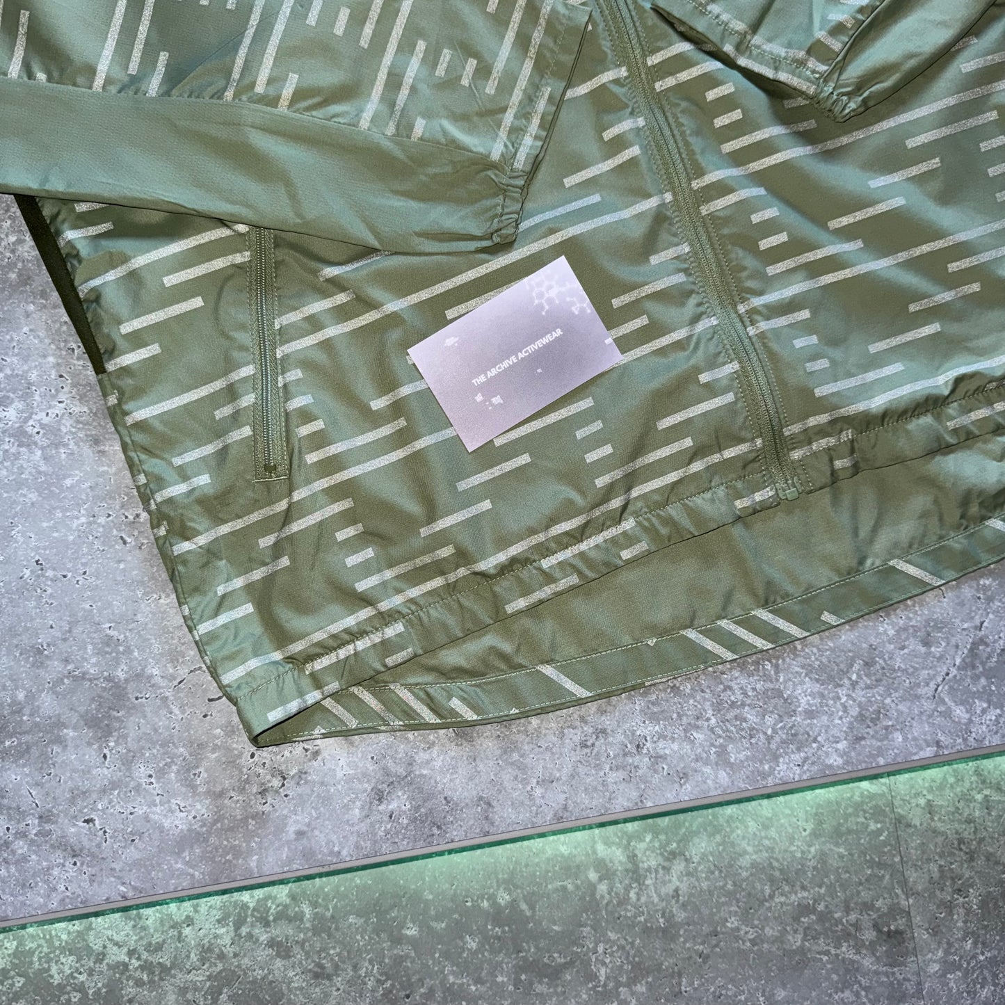 Nike Division Flash Khaki Windbreaker Jacket