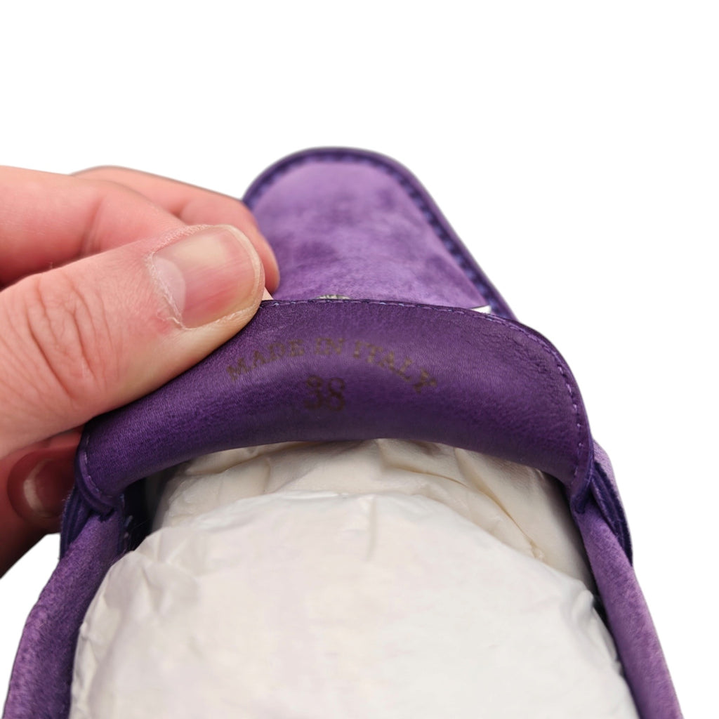 Loro Piana Purple Suede Summer Walk Loafers (PRE ORDER)