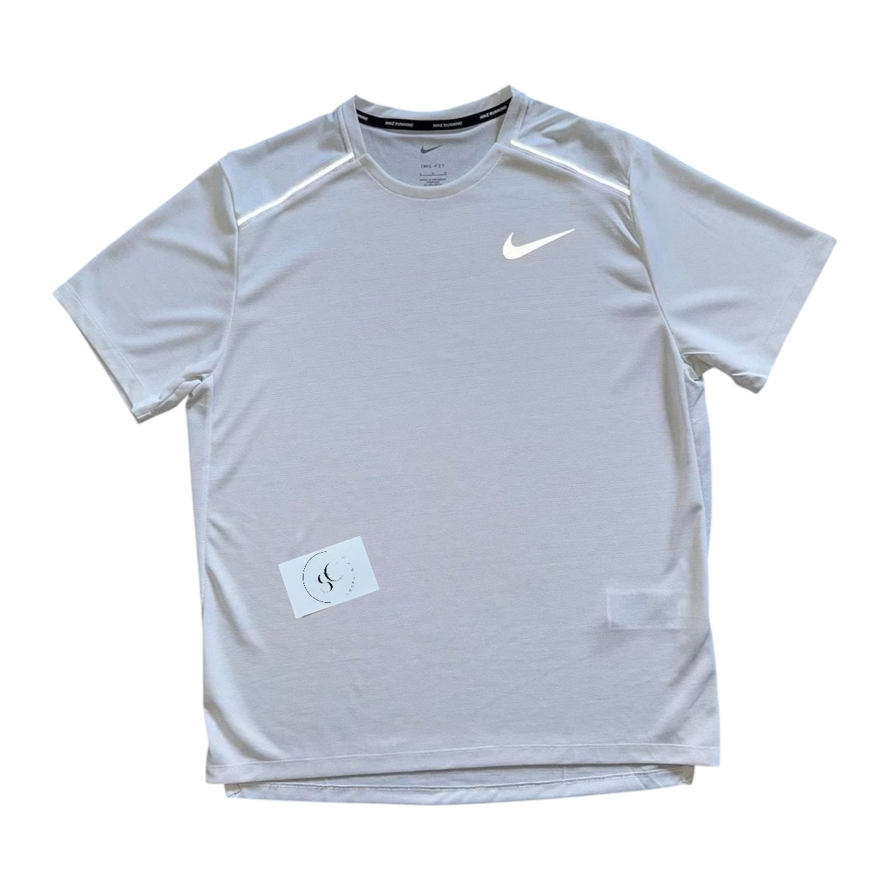 Nike White 1.0 Miler T Shirt