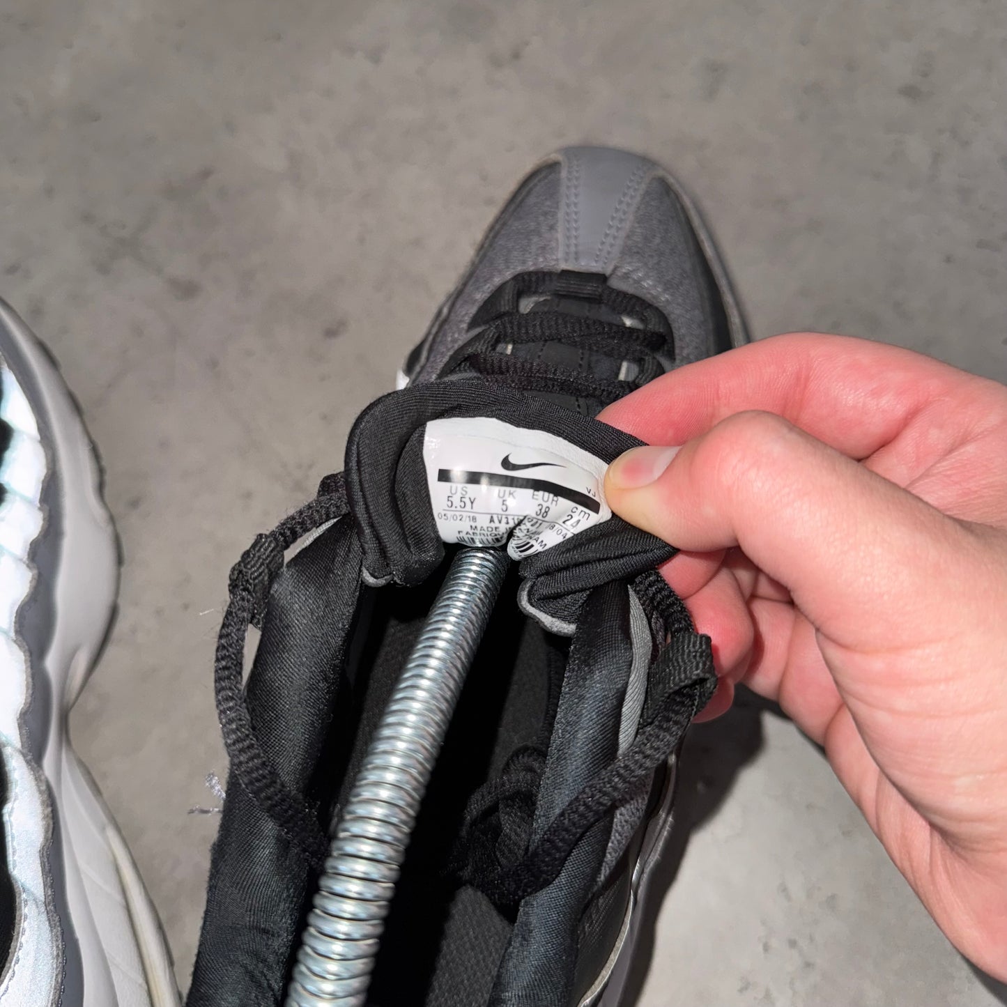 Nike Air Max 95 Grey White Black Trainers