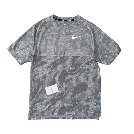 Nike Tech Knit Medalist Grey Miler T Shirt