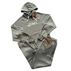 Asics Lichen Green Club Fleece Tracksuit